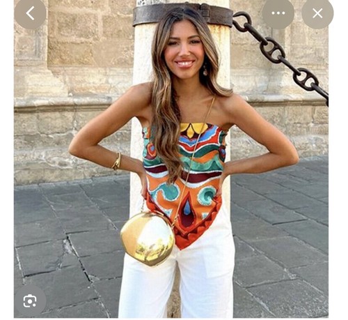Top zara nuovo multicolore - ,