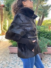 pelliccia di visone artigianale  e cavallino moda 2022  unico e  particolare