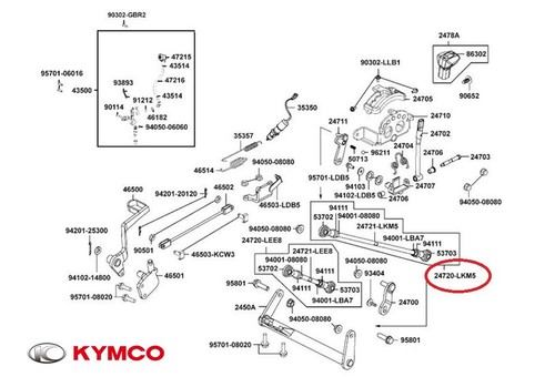Neu oem kymco rinvio - neu, cambio
