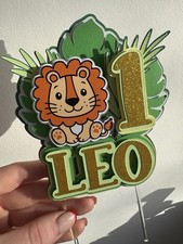 Cake topper a tema leone della