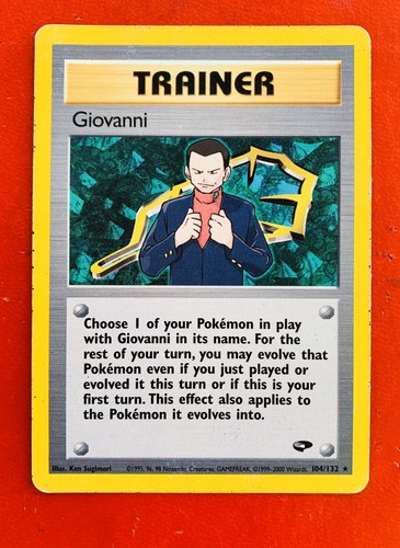 Lotto carte pokemon giovanni - pokemon,