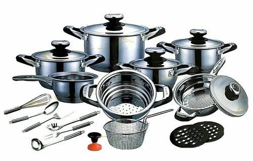 Batteria pentole pezzi - batteria, di