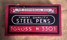SCATOLA SIGILLATA DI PENNINI ONE GROSS STEEL PENS n° 3301