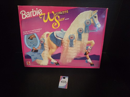 Barbie western star horse - western,