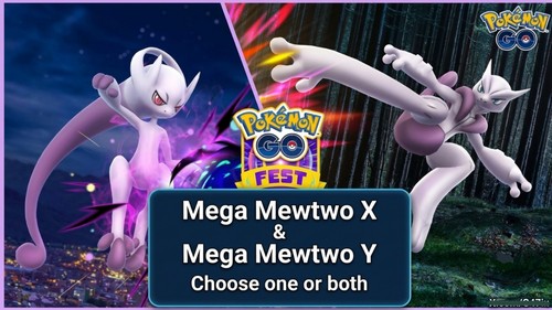 Pokemon mega mewtwo - go, x