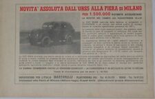 Advert Pubblicità 1969 GAZ 69 AM