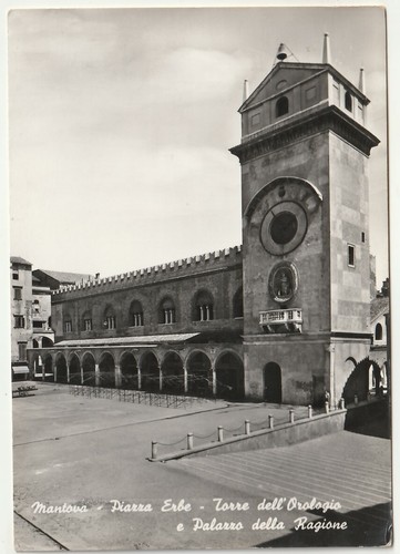 Mantova piazza erbe - mantova,