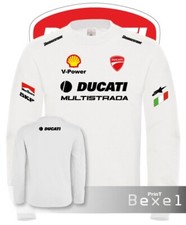 FELPA GIROCOLLO PRINTED DUCATI MULTISTRADA MOTO GP SPORT TEAM ITALIA COL. B