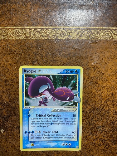 Kyogre gold star - gold, ex