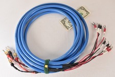 Coppia 10 piedi Cardas Quadlink 5C cavo altoparlante audio stereo banana e vanga bi-filo