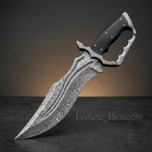 Coltello bowie damascato - coltello,