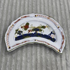 Piatto vintage Faenza Garofano Garofano fatto in Italia dipinto a mano 9,5"