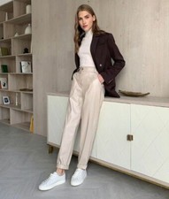 Pantaloni Sintetici In Pelle