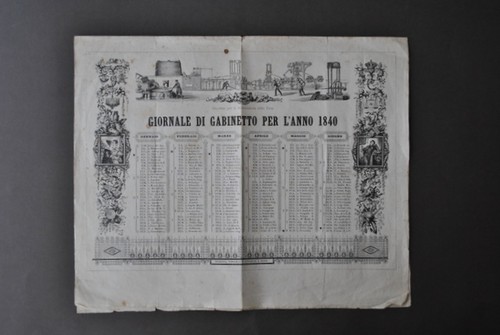 Calendari giornale gabinetto - calendari,