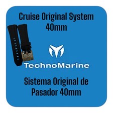 TechnoMarine Cruise Cinturino/Cinturino Originale 40mm-INVIA MODELLO # O ANNULLERÒ ORDINE