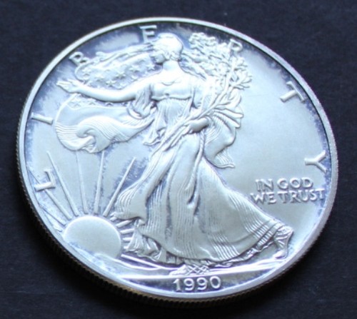 Usa 1990 silver - usa,