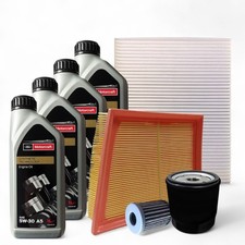Kit Tagliando Per Ford Fiesta 1.4 GPL VI B-Max Benzina 4 Filtri 4 Olio Ford 5W30