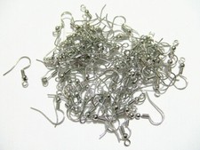 Offerta! 50 coppie di monachelle  colore argento scuro 18x19mm nickel free