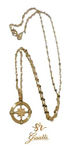 Collana oro giallo - collana, con