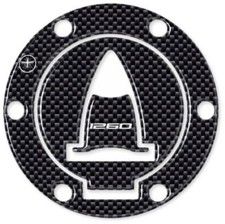 Tank cap 3D carbon stickers