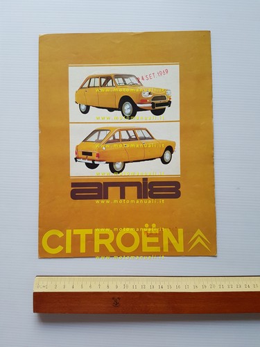 Citroen ami 1969 depliant - ami,