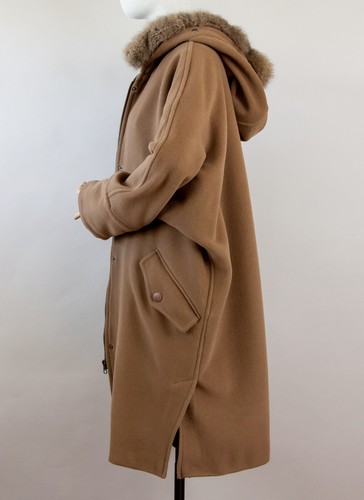 Cappotto lana pelliccia - pelliccia,