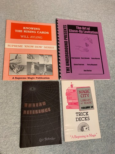 Lot magic books - lot, (trick