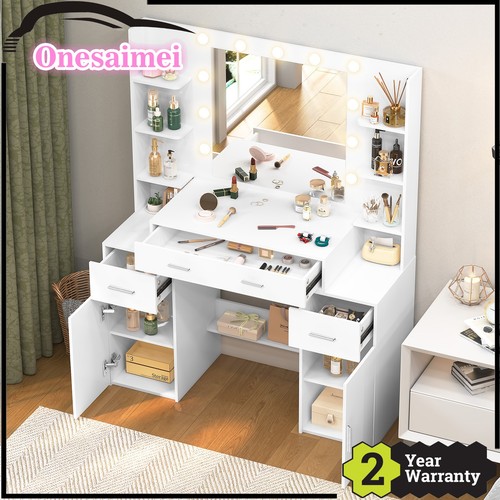 Tavolo trucco bianco - trucco, con