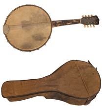 Antico strumento a corda Banjolin anni 20 