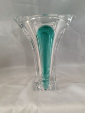 Vaso Murano sommerso verde