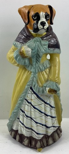 Statua statuina cane boxer