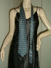 VINTAGE CRAVATTA BLU FANTASIA