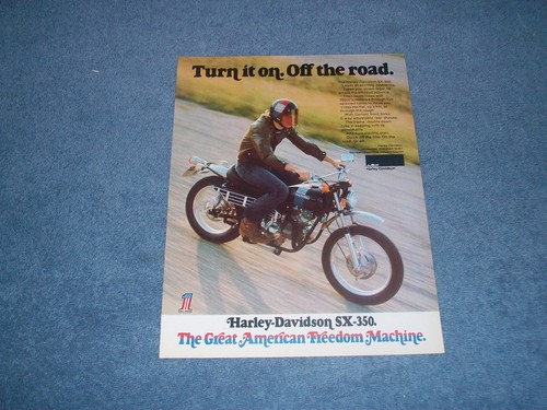 Harley davidson 350 - harley-davidson, 1973