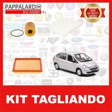 KIT TAGLIANDO 3 FILTRI PER CITROEN XSARA PICASSO 1.6 BENZINA