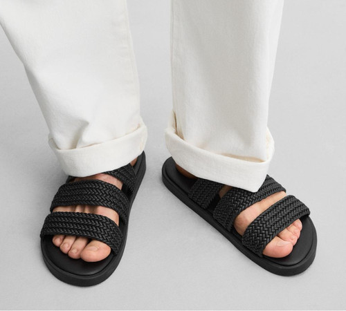 Sandali neri zara - sandali, uomo