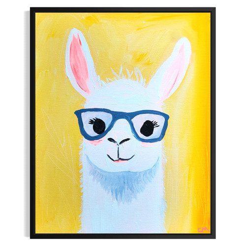 Quadro lama astratto originale - lama,