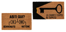 Zerbino in cocco Cm. 33x60 - Frasi umoristiche