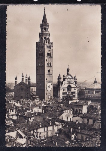 Cartolina cremona torrazzo - cremona, il