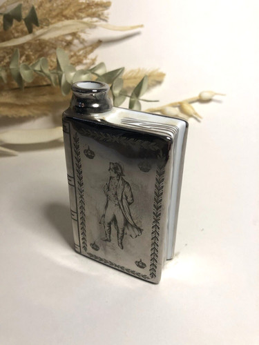 Mini livre flacon limoges - "livre",
