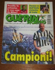 GUERIN SPORTIVO 1995 ANNATA COMPLETA JUVENTUS CAMPIONE D'ITALIA DEL PIERO