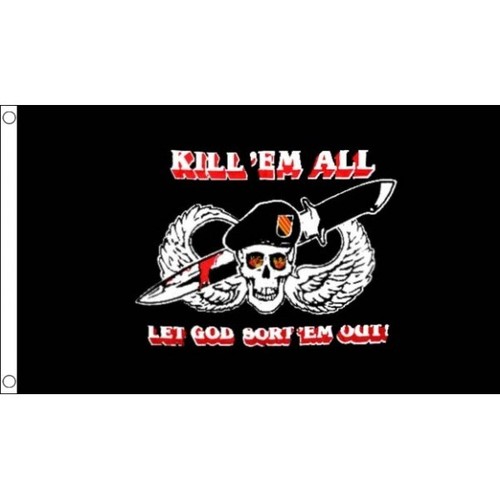 Bandiera pirata kill all - em,