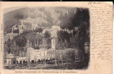 CARTOLINA VALLOMBROSA  FP   VIAGGIATA  1901 ANTICO CONVENTO 