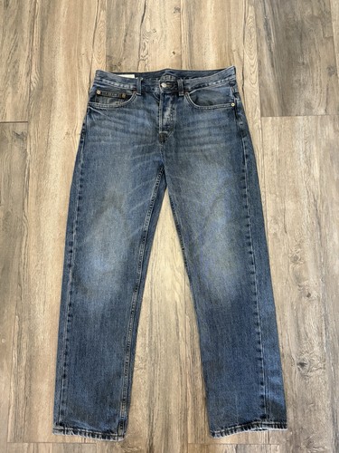 Jeans zara baggy lavato blu - jeans,