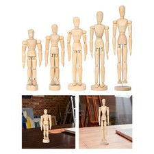 Manichino in legno per