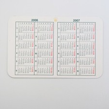 ROLEX CALENDAR CALENDARIO ANNO 2006 2007 MOLTO RARO ORIGINALE VINTAGE