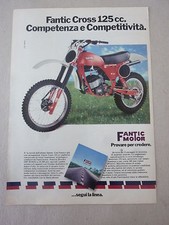 # ADVERTISING PUBBLICITA' FANTIC MOTOR CROSS 125cc - 1980 VEDI ALTRE DISPONIBILI