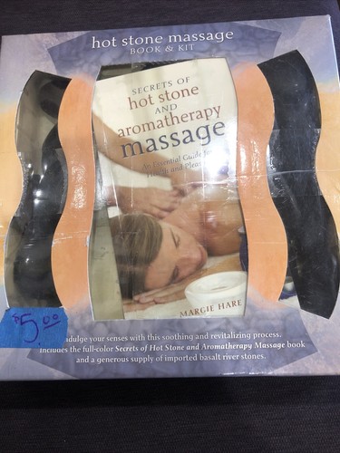 Libro kit massaggi - hot, stone