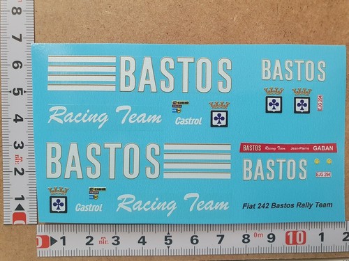 Decals fiat 242 - decals,