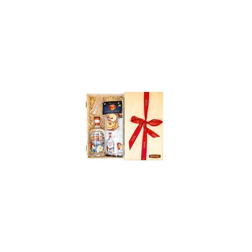 Cassetta legno gin kiku - gin, apple