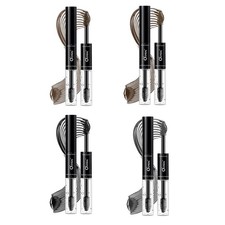 Gel Styling Sopracciglia Impermeabile Doppia Estremità Trasparente Asciugatura Rapida per Uso Giorno